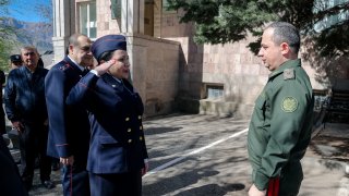 Chairman of the Investigative Committee Artur Poghosyan Held Meeting in Vayots Dzor Regional Investigative Department and the 8th Garrison Investigative Unit of General Military Investigative Department